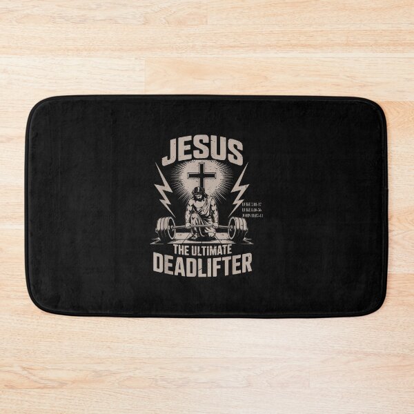Item preview, Jesus The Ultimate Deadlifter Muscle Kid Funny Christian Gym  designed and sold by merlinnears.