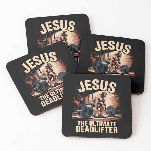 Item preview, Jesus The Ultimate Deadlifter Muscle  designed and sold by merlinnears.