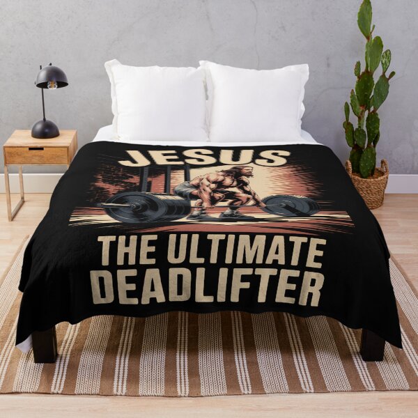 Item preview, Jesus The Ultimate Deadlifter Muscle  designed and sold by merlinnears.