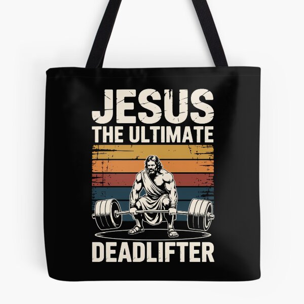 Item preview, Jesus The Ultimate Deadlifter designed and sold by merlinnears.