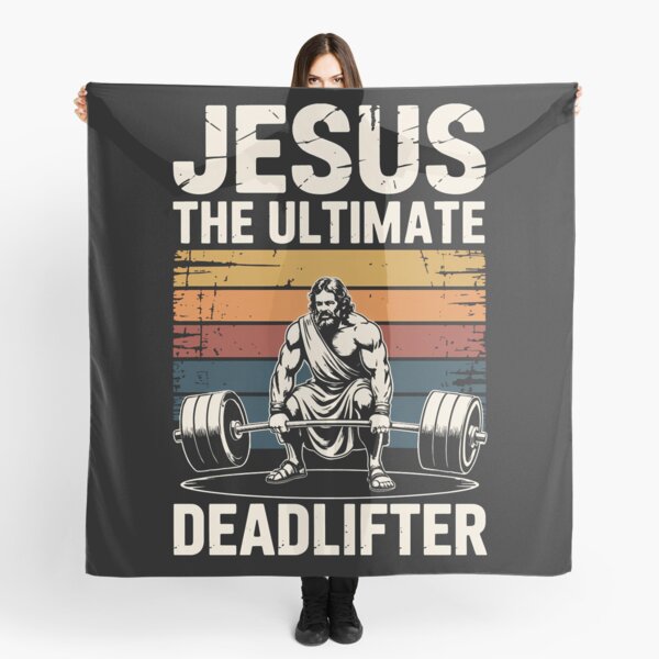 Item preview, Jesus The Ultimate Deadlifter designed and sold by merlinnears.