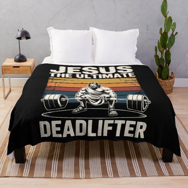 Item preview, Jesus The Ultimate Deadlifter designed and sold by merlinnears.