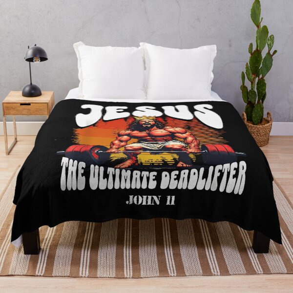 Item preview, Jesus The Ultimate Deadlifter - John 11 Lazarus Deadlift designed and sold by merlinnears.