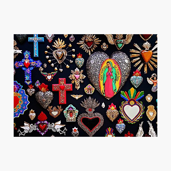 Artikelvorschau, Retablos Unsere Liebe Frau von Guadalupe Fürchte dich nicht entworfen und verkauft von FridaArtGallery.