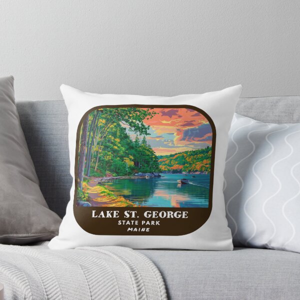 Item preview, Vintage Lake St. George State Park (Maine State Park) designed and sold by RabbitK.