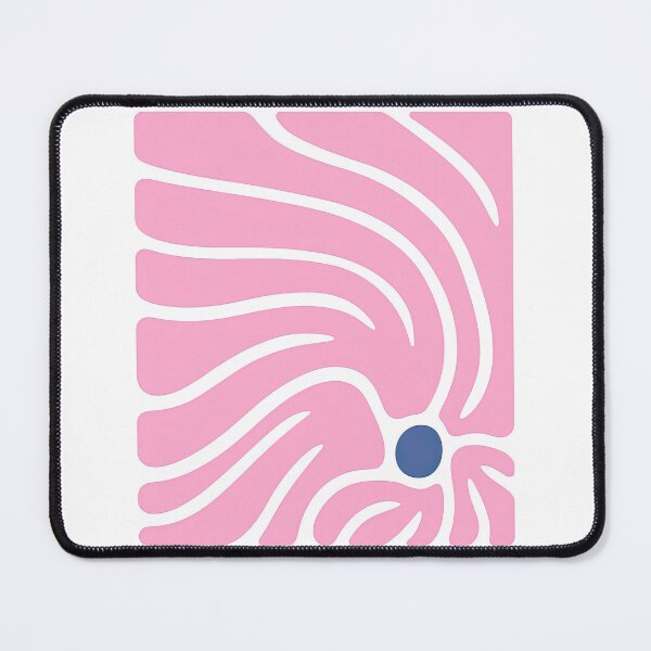 Item preview, Pink Abstract Flower with Black Line Art Design designed and sold by ArtfulWeave.