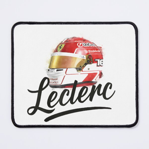Item preview, Charles Leclerc F1 Helmet Watercolor Art designed and sold by Studio F1Grid.