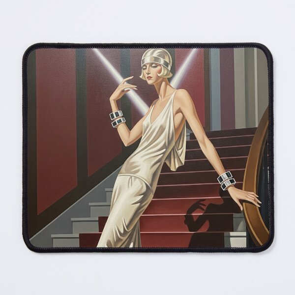 Item preview, The Woman from the Ritz - Original Art Deco Artwork designed and sold by elektronen.