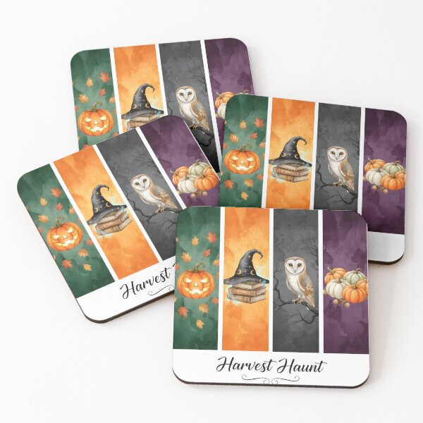 Item preview, Harvest Haunt - Witchy Watercolor Halloween Collage T-Shirt designed and sold by FestivityFinds.