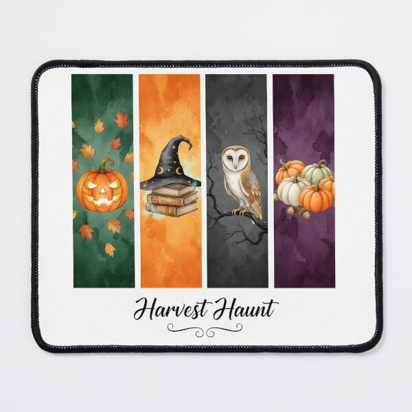 Item preview, Harvest Haunt - Witchy Watercolor Halloween Collage T-Shirt designed and sold by FestivityFinds.