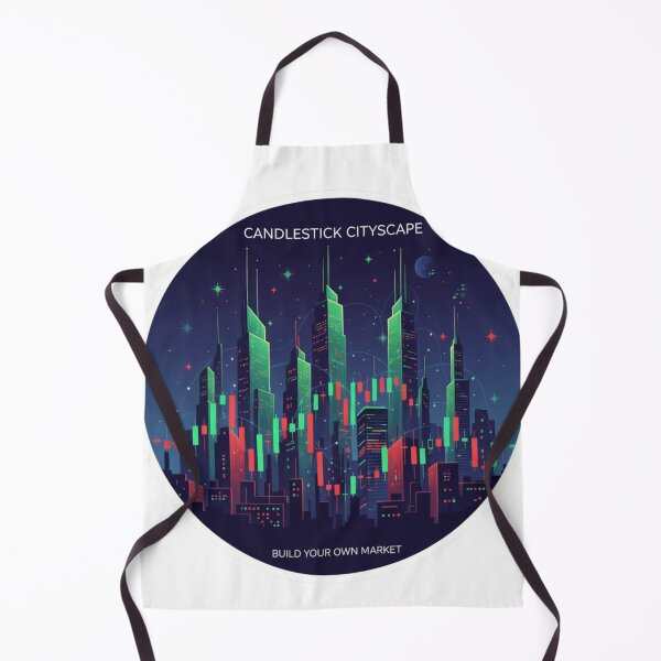 Item preview, Candlestick Chart Cityscape designed and sold by CadDesignerr.