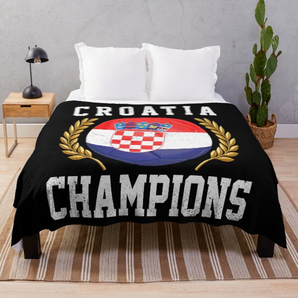 Item preview, SOCCER BALL FLAG CHAMPIONS - CROATIA - Fans and Teams for Men and Women T-shirt designed and sold by wallsandpatts.