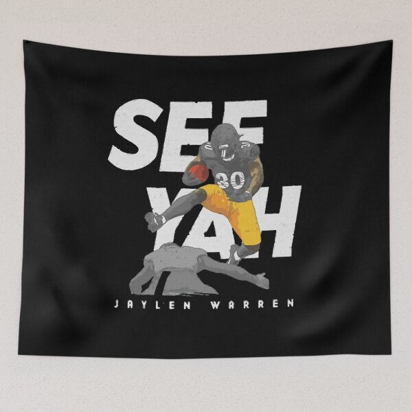 Item preview, Jaylen Warren Pittsburgh Hurdle T-Shirt designed and sold by SaraPorte.