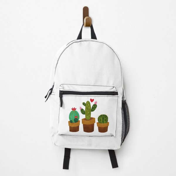 Item preview, Cute Potted Cactus Trio with Flowers and Hearts designed and sold by ArtfulWeave.