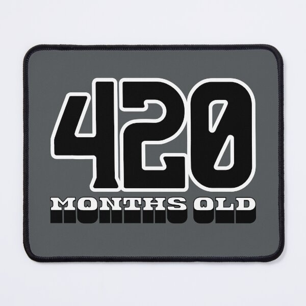Item preview, 420 Months Old Funny 35th Birthday Design designed and sold by downUnderInk.