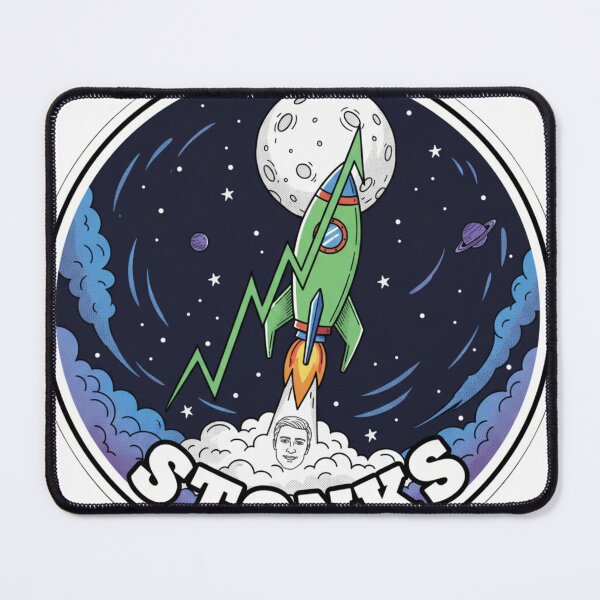 Item preview, Stonks Rocket to the Moon designed and sold by CadDesignerr.
