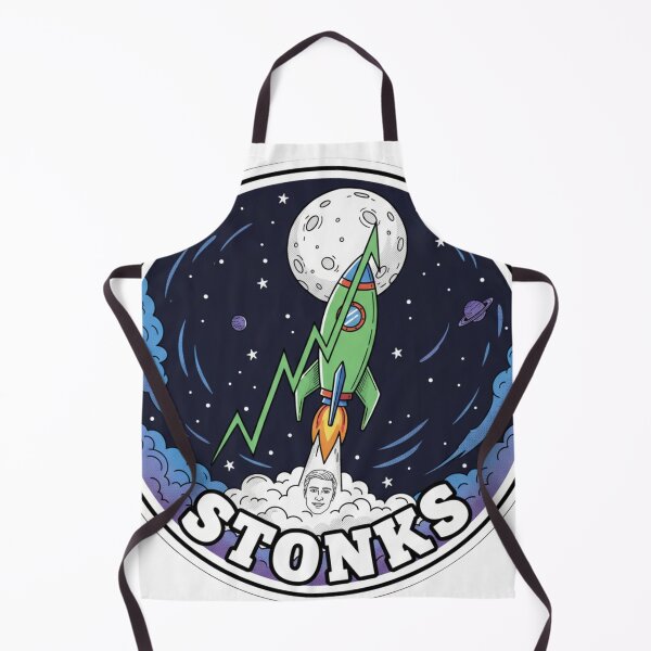 Item preview, Stonks Rocket to the Moon designed and sold by CadDesignerr.