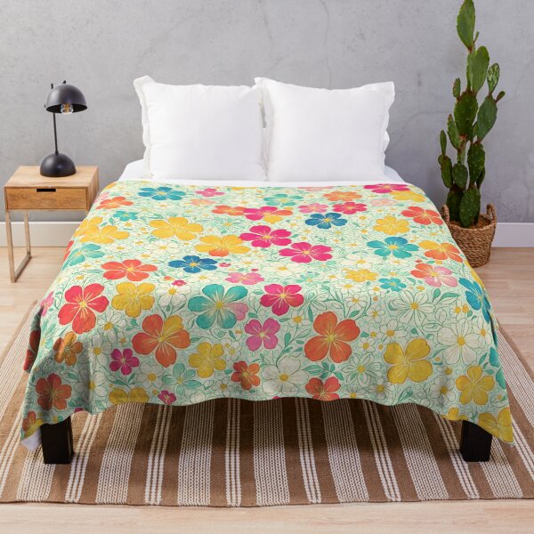 Item preview, Multicolored Flowers designed and sold by Djscusa.