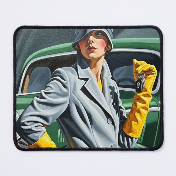 Item preview, The Yellow Gloves - Original Art Deco Artwork designed and sold by elektronen.