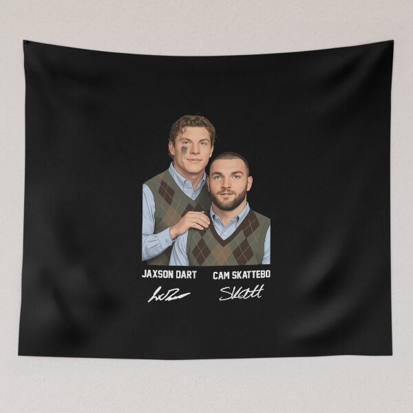 Item preview, Jaxson Dart & Cam Skattebo Step Brothers Vintage designed and sold by JaquelinDach.