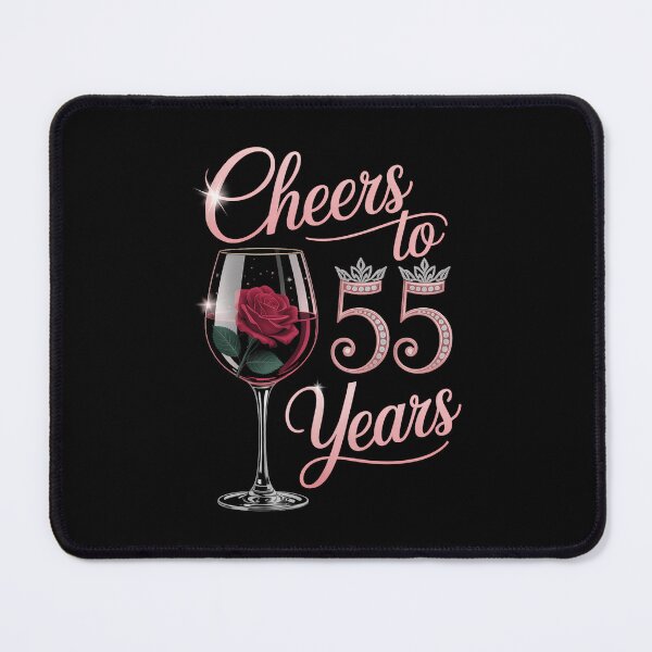 Item preview, Cheers To 55 Year Old 55th Birthday Queen Drink Wine Diamond designed and sold by VENOM0RIOT.