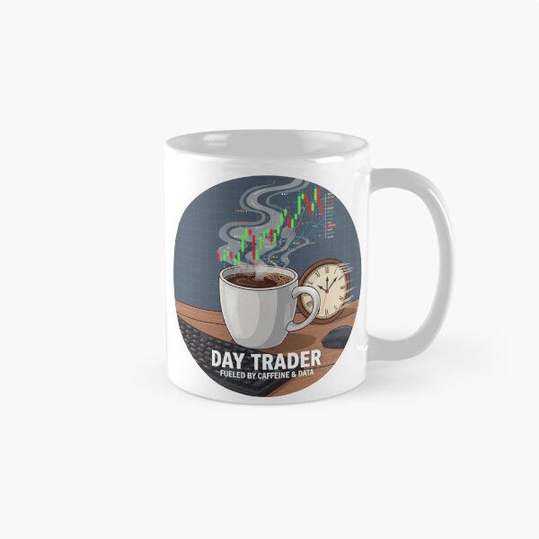Item preview, Day Trader's Coffee Mug designed and sold by CadDesignerr.