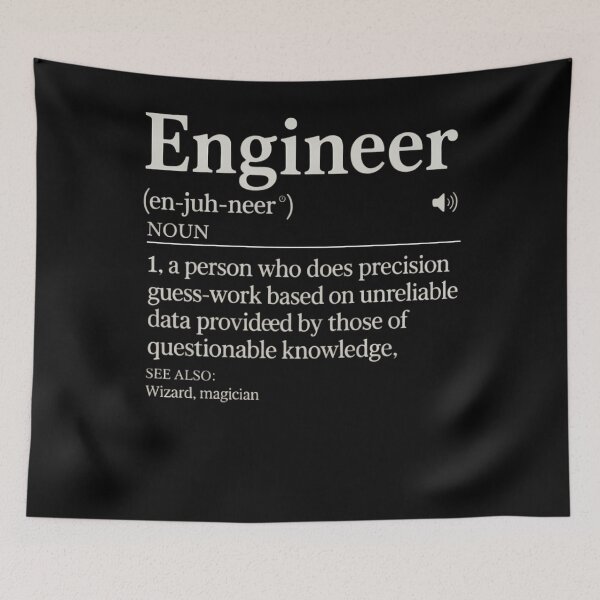 Item preview, Engineer Definition Funny Engineering Student Engineers Cool designed and sold by TrinaEspinoza.