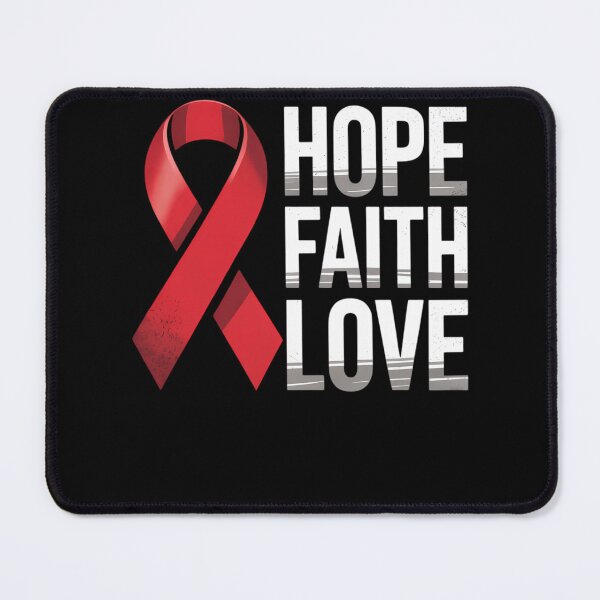 Item preview, Faith Hope Love - HIV World AIDS Day Awareness designed and sold by TrinaEspinoza.