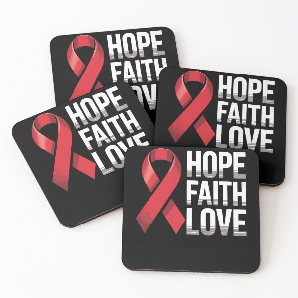 Item preview, Faith Hope Love - HIV World AIDS Day Awareness designed and sold by TrinaEspinoza.