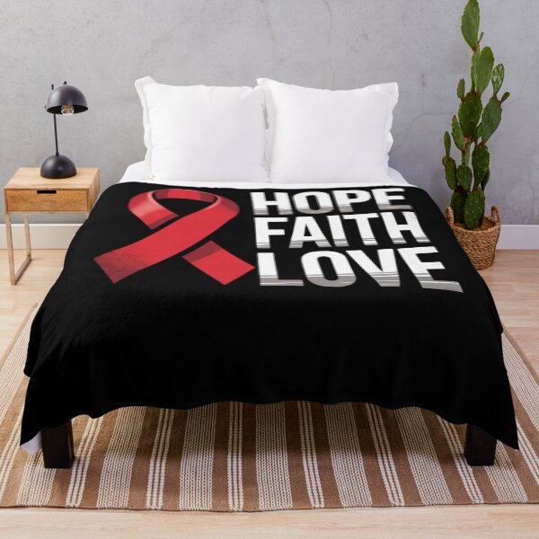Item preview, Faith Hope Love - HIV World AIDS Day Awareness designed and sold by TrinaEspinoza.