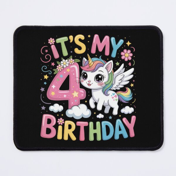Item preview, 4 Birthday Unicorn designed and sold by jkrphoto.