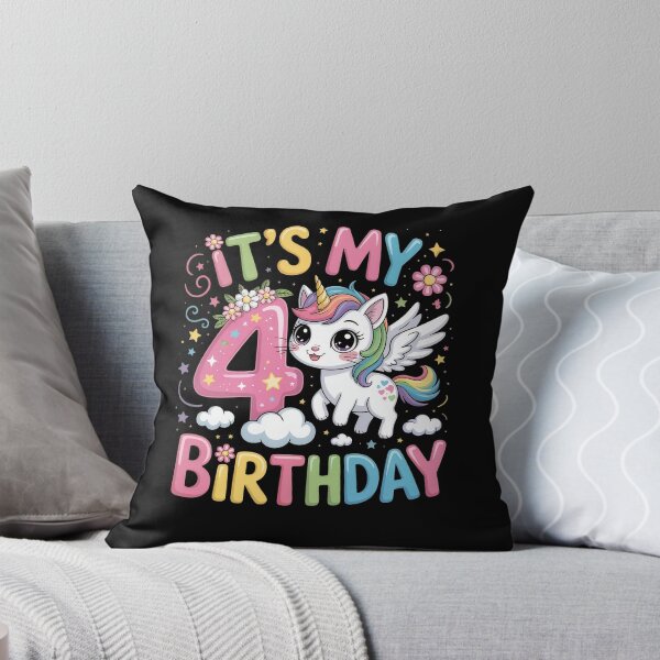 Item preview, 4 Birthday Unicorn designed and sold by jkrphoto.