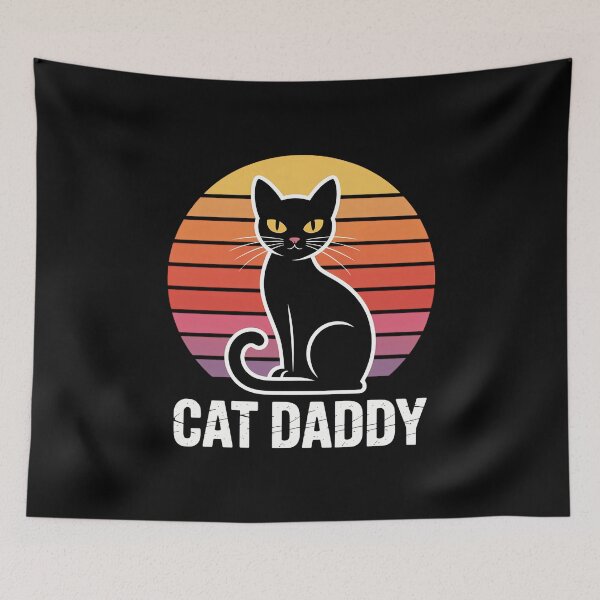 Item preview, Cat Daddy Eighties Style Cat Distressed designed and sold by VENOM0RIOT.