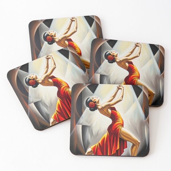 Item preview, The Tango Dancer - Original Art Deco Artwork designed and sold by elektronen.