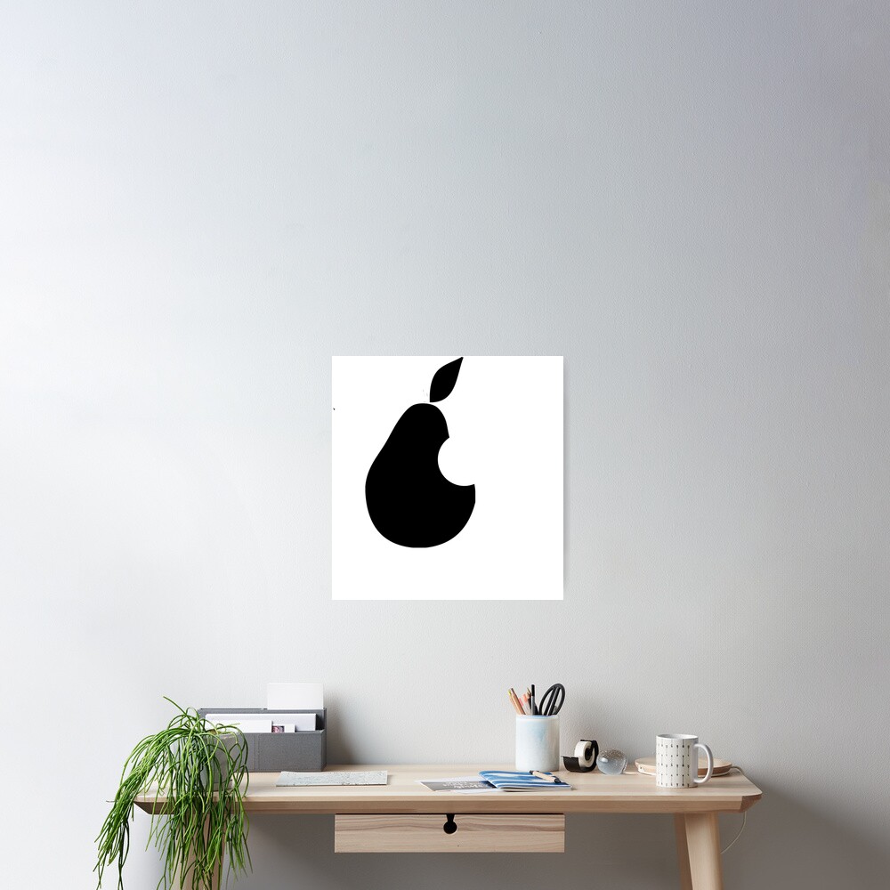 "apple logo parody" Poster for Sale by Flashboy Redbubble