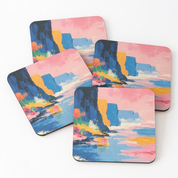 Item preview, Cliffs of Moher – Abstract Matisse Art designed and sold by ArtHouseNiklas.