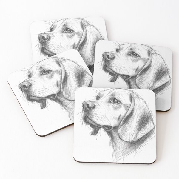 Item preview, Charming Beagle designed and sold by Leon Woods Pencil Art.
