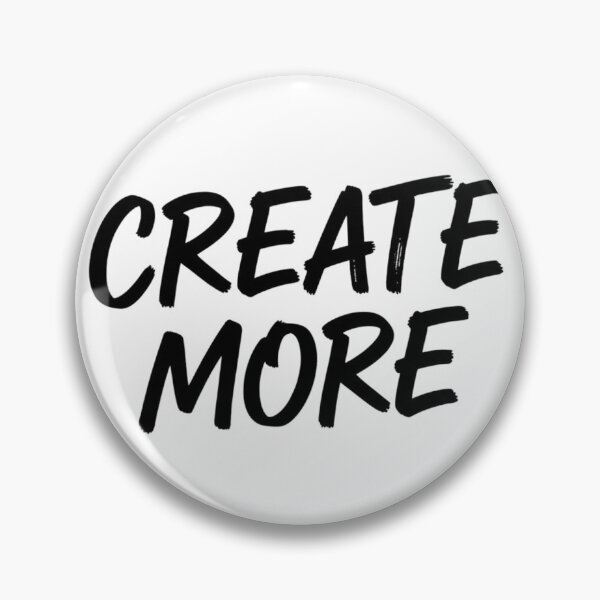 Item preview, Create More – Minimal Graffiti Brush Typography | Artistic Motivation designed and sold by Happyfreedom.