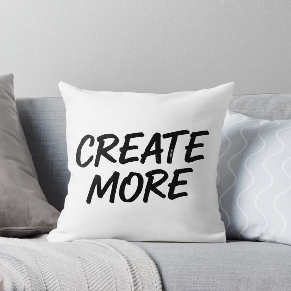 Item preview, Create More – Minimal Graffiti Brush Typography | Artistic Motivation designed and sold by Happyfreedom.