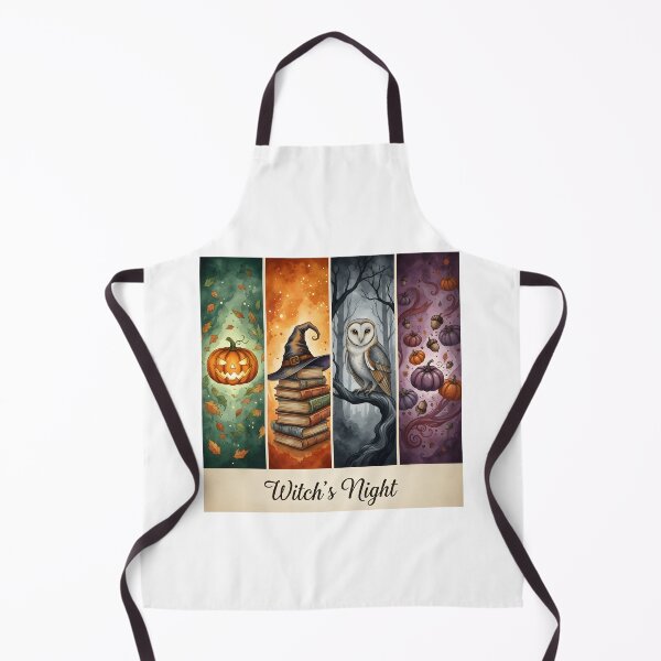 Item preview, Witch's Night - Spooky Autumn Watercolor Collage Sticker designed and sold by FestivityFinds.