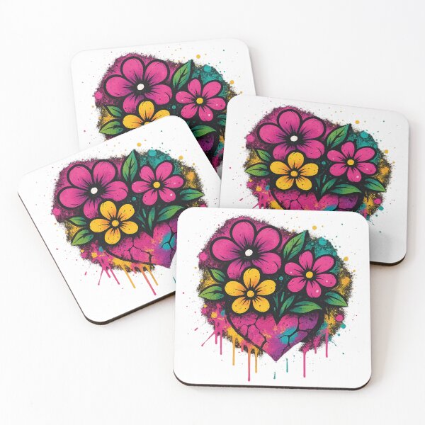 Item preview, Flower Power – Blooming Graffiti Tee designed and sold by PastimeMastery.