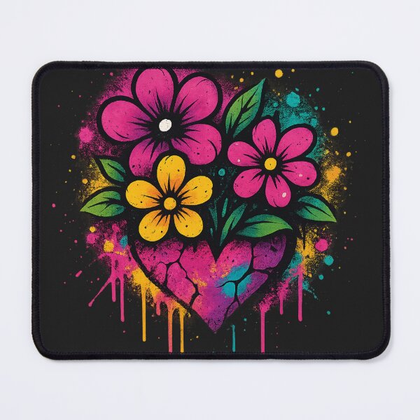 Item preview, Flower Power – Blooming Graffiti Tee designed and sold by PastimeMastery.