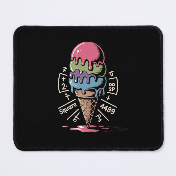 Item preview, Ice Cream Drip Square Root 4489 designed and sold by Prints-by-Olaf.