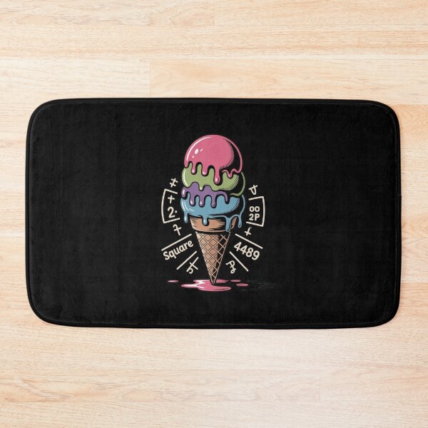 Item preview, Ice Cream Drip Square Root 4489 designed and sold by Prints-by-Olaf.