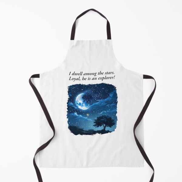 Item preview, "I dwell among the stars. Loyal, he is an explorer!" her love story design designed and sold by TR_fairydesigns.