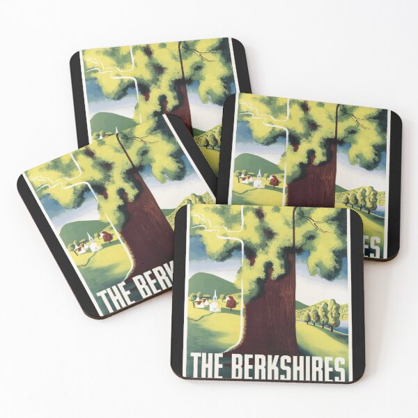 Item preview, Vintage Travel Poster | The Berkshires Art Deco Style | New Haven Railroad | Scenic Landscape & Cultural Attractions designed and sold by artofuniverse.