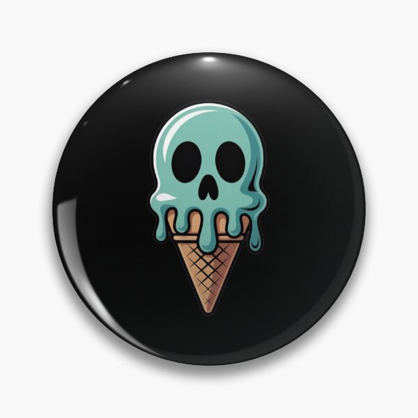 Item preview, Ice Cream Halloween Skull designed and sold by Prints-by-Olaf.