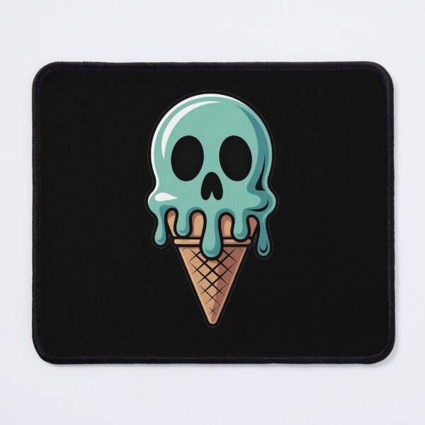 Item preview, Ice Cream Halloween Skull designed and sold by Prints-by-Olaf.
