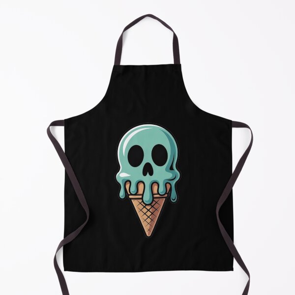 Item preview, Ice Cream Halloween Skull designed and sold by Prints-by-Olaf.