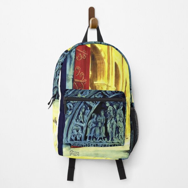 Item preview, Vintage Vézelay Basilica Travel Poster | Romanesque Art Print | Early 20th Century Railway & UNESCO Heritage Decor designed and sold by artofuniverse.